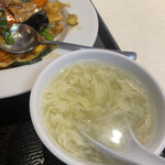 金明飯店 - 卵スープ最高！