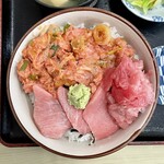 Takeya Shiyokudou - 実際には三色丼ですよ！