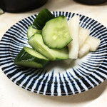 がばちょ - キューリと大根の漬物（250円）