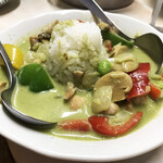 がばちょ - グリーンカレー（米）（630円）