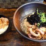 麺場 Voyage - 牛すじトマトご飯と和えそばS