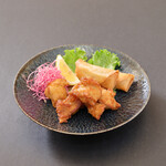 Japanizu Ando Modan Chainizu Arashiyama - 海鮮春巻きXO醤風味と鶏もも唐揚げ盛合せ