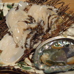 金沢おでんと日本海料理 加賀の屋 - 岩手産・鮑しゃぶしゃぶ