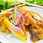 いなかむら - ﾔﾑ･ﾌﾟﾗｰ･ﾄﾞｩｯｸ･ﾌｰ（取り分けた状態）