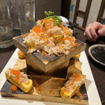 北海道海鮮・個室情緒 ～ ２３番地 ～ - 蟹ぶっかけだし巻き玉子　