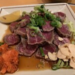 万宝家 - 肉のたたき（￥1300）