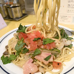 関谷スパゲティ - 醤油バジリコ 730円税込
