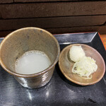 そば くら富 - 辛味大根搾り汁