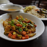 インド&バングラレストラン タイガー - 野菜カレー、バターライス