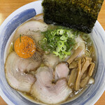 Chuukasoba Hanzawa - 牡蠣と北寄貝出汁ラーメン(塩) 1000円