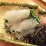 小石川 かとう - ひげだらの昆布〆菜の花巻