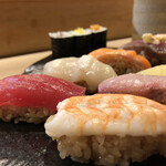 Toyozushi - 赤シャリを選びます　シャリが褐色