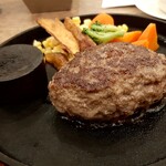 ハンバーグ＆グリル マ・メゾン キッチン - 国産牛100%レアハンバーグ