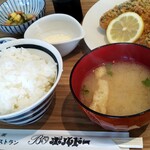 Teishoku Tokissa Borudo - 新鮮あじフライ定食￥1130
