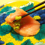 鮨よしかわ - 鮮魚のお造り　本鮪トロ