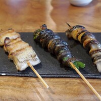 炭焼鰻 寝床 福島店 - 短冊、にら巻き、ごぼう巻き