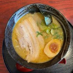 麺工房おおにし - とんこつ醤油ラーメン　600円