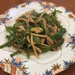 中国料理 龍薫 - ミニコース：Ａ…青椒肉絲(豚肉とピーマンの細切り炒め)