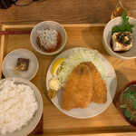 Tagui Shokudou - アジフライ定食（1200円）