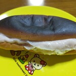 ローソン - おかずコッペトリュフ香る生ハムポテトサラダ、オーブンで焼きました、ちょっと焼きすぎ？