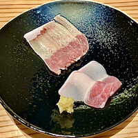 鮨と天草大王 天音 - ミンククジラの畝  ボイルと生