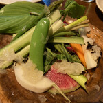 キッチンどろまみれ - 春野菜のサラダ