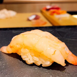 鮨うめざわ - 甘エビ？ぷりぷり感たっぷり