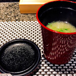 鮨うめざわ - みそ汁