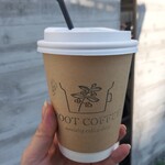 ルートコーヒー - アイスカフェラテ610円