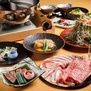 A luxurious shabu shabu girls' party in a stylish store filled with the warmth of wood! !