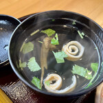 うなぎ 一富士 - 肝吸いだ〜