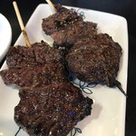 丸十 - 牛ハラミ　丁寧な切り込みがあり更に柔らか