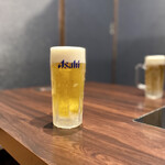 蟹虎 - 生ビール