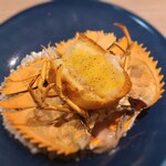 ラヴァンドール - 味噌はチーズと一緒にブルスケッタにしてくれました。