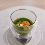 ラヴァンドール - 胡瓜の冷製スープ 雲丹添え