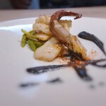 ラヴァンドール - 北海道産槍烏賊のソテー イカ墨ソース