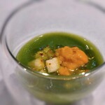 ラヴァンドール - 気温が高くなってきたのでと、シェフのご配慮の一品。