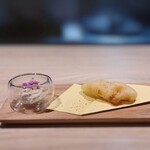 ラヴァンドール - 鱚のベニエとマッシュルームのクリーム