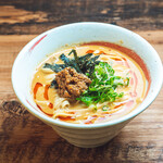 Homemade meat and miso tantanmen