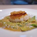 ラヴァンドール - サクサクっと、、とっても食感がいい帆立貝から甘味と旨味がじんわりきます。