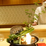 銀座 しのはら - 八寸　うなぎ、ちまき、押し寿司