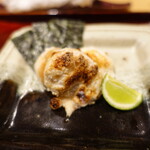 銀座 しのはら - ごま河豚　白子焼き（追加）