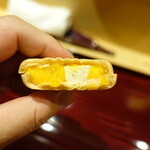 銀座 しのはら - フォアグラ、マンゴーの最中