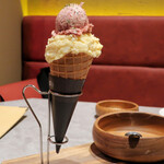 Akarenga Koshitsu Bisutoro Rengaro - まるでアイスクリームポテサラ680円