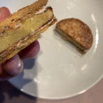 Patisserie Kuronekoken - 사브레 오텀…사브레 사이에 고구마 설탕이 들어갑니다.