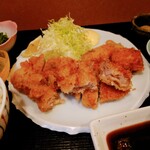 和心 かぎり - チキンカツと帆立フライ