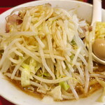 ラーメン二郎 - ヤサイ（そのまま）