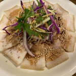 中華菜 高福 - 豚肉のニンニクタレ掛け