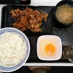 Yoshinoya - 牛皿定食(ご飯大盛)