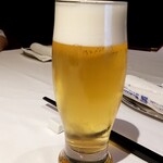 日本橋紫苑 - プレミアム生ビール（アサヒ熟撰）：935円